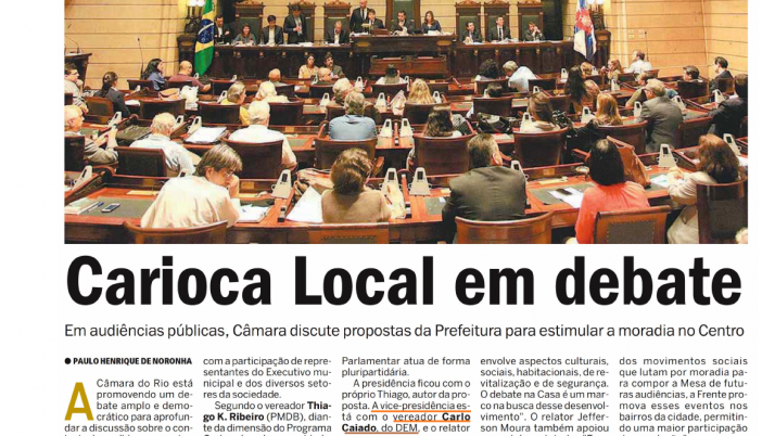 Meia Hora: Carioca Local em debate