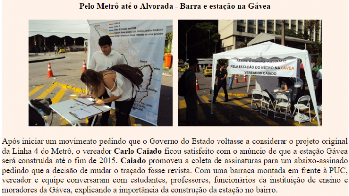 Ver. Carlo Caiado – 05/2011