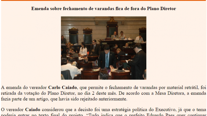Ver. Carlo Caiado – 11/2010