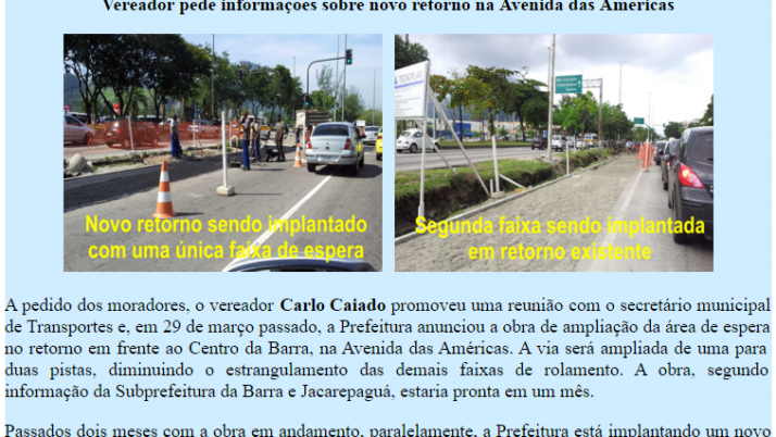 Ver. Carlo Caiado – Diário da Barra 05/2012