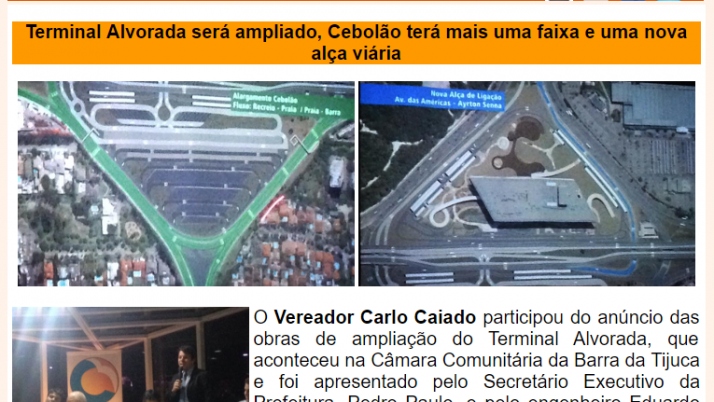 Ver. Carlo Caiado – Diário da Barra 09/2015