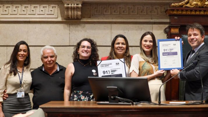 Câmara do Rio mantém a certificação Lixo Zero